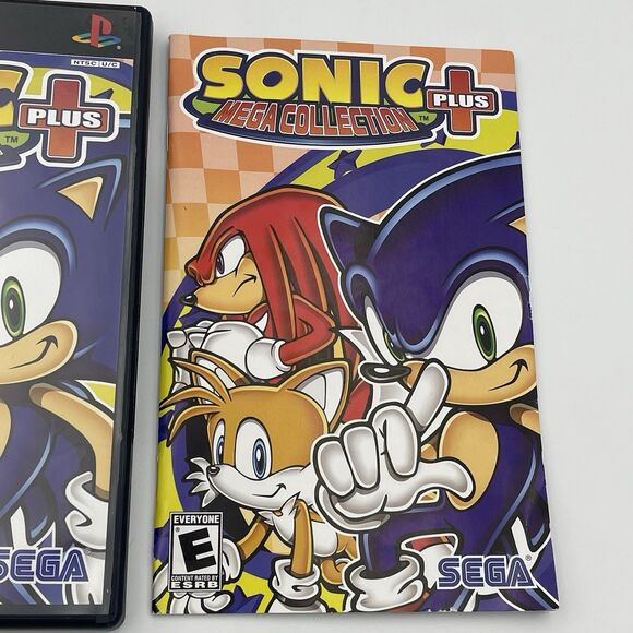 PS2: Sonic Mega Collection Plus (Sony PlayStation 2, 2004) Black Label Complete - Picture 5 of 9